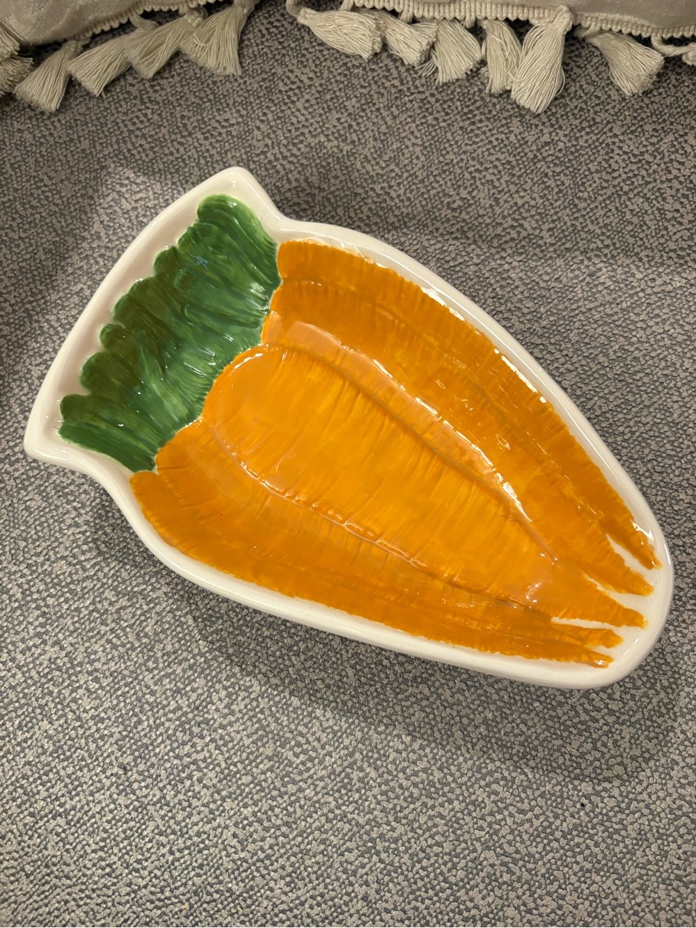 Ceramic Carrot Bowl 🥕